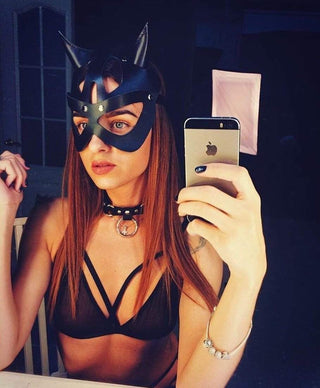 Leather mask "Diablo" - Dr.Harness 4